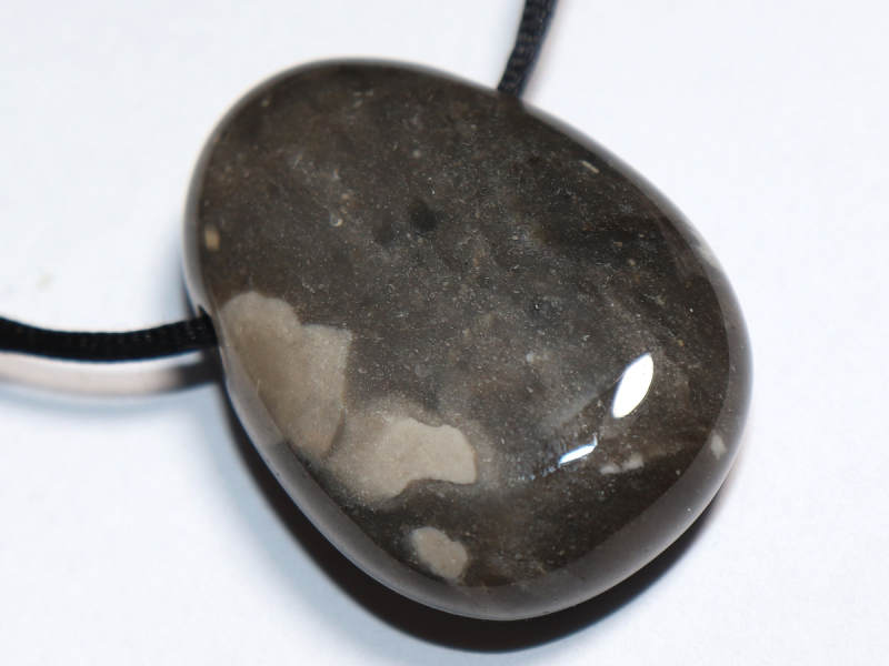 flint with cord or silver 925