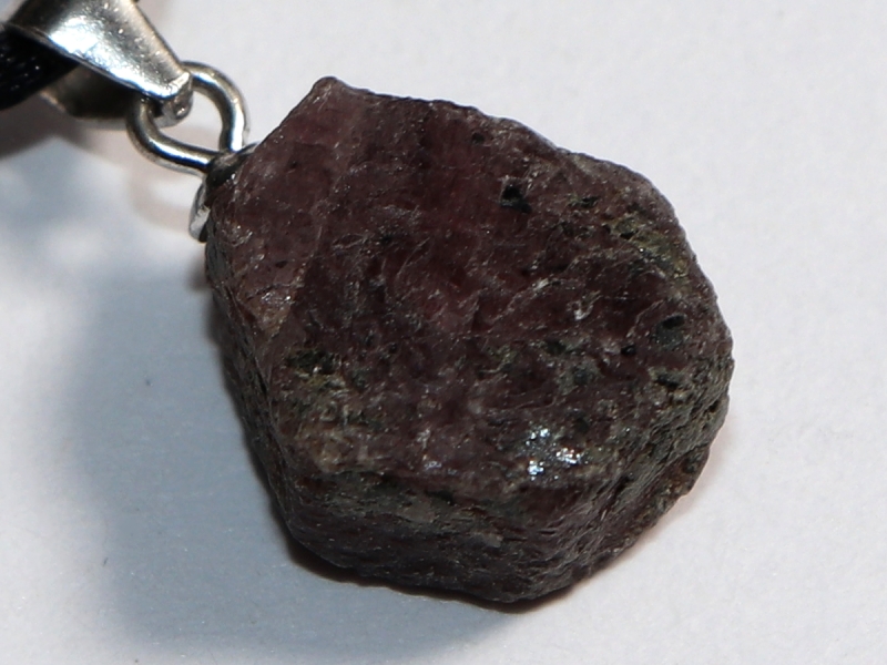 ruby with cord or silver 925