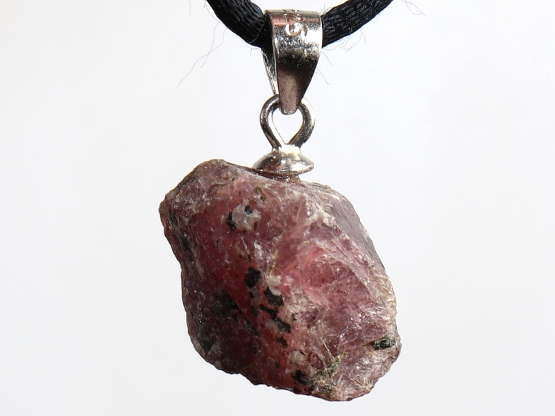 ruby with cord or silver 925