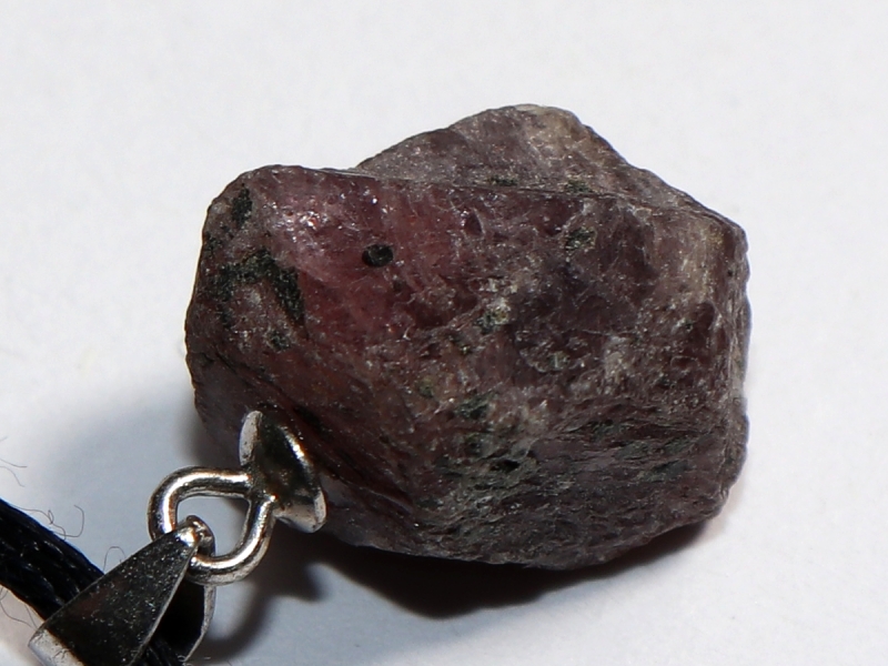 ruby with cord or silver 925