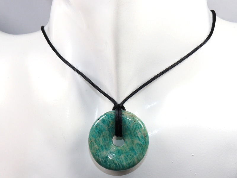 amazonite with cord