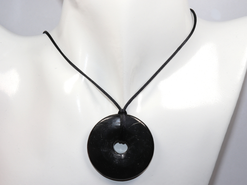 shungite with cord