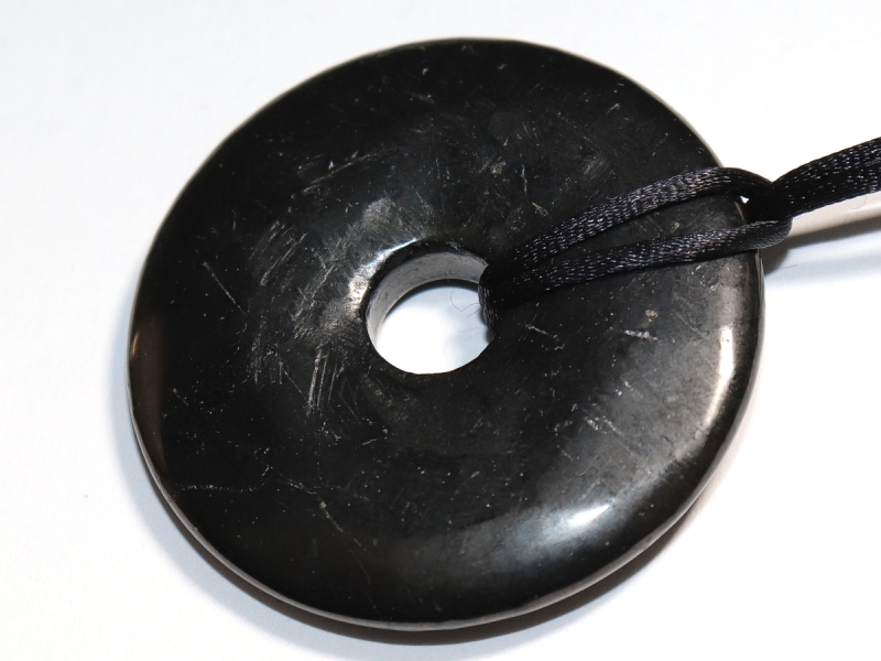 shungite with cord