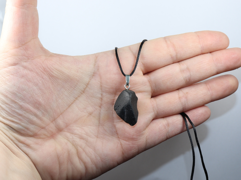 spinel with cord or silver 925