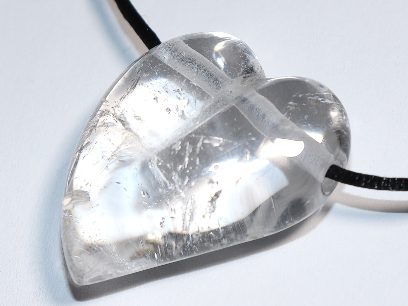 Bergkristall mit Band oder Silber 925