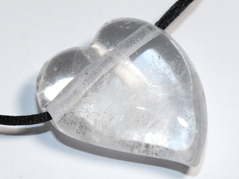 Bergkristall mit Band oder Silber 925