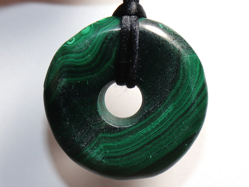 malachite with cord
