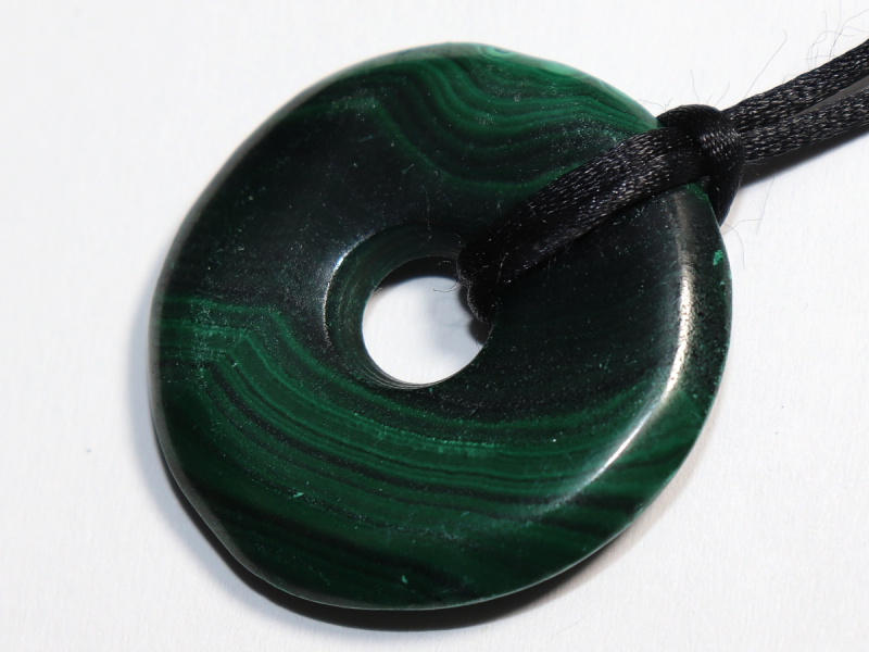 malachite with cord