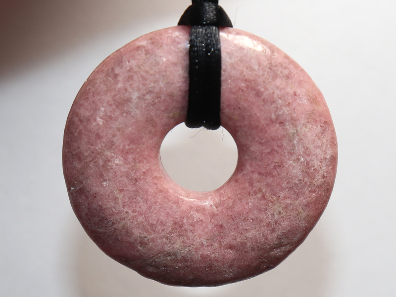 rhodonite with cord