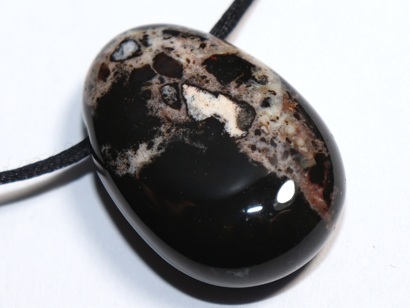 sardonyx with cord or silver 925