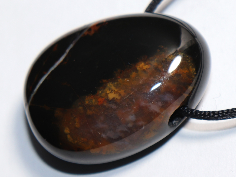 sardonyx with cord or silver 925