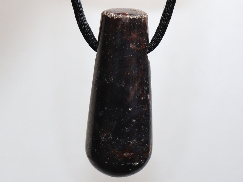 ruby in sapphire with cord or silver 925