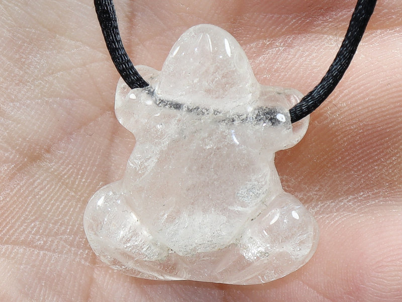 Bergkristall mit Band oder Silber 925