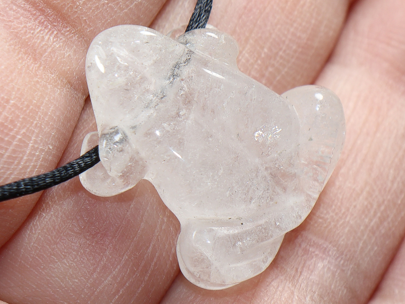 Bergkristall mit Band oder Silber 925