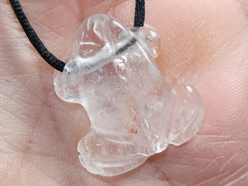 Bergkristall mit Band oder Silber 925