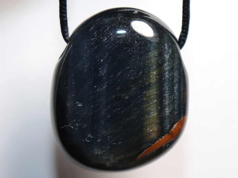 Falkenauge mit Tigerauge mit Band oder Silber 925