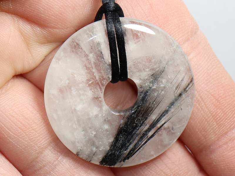 Turmalinquarz mit Band