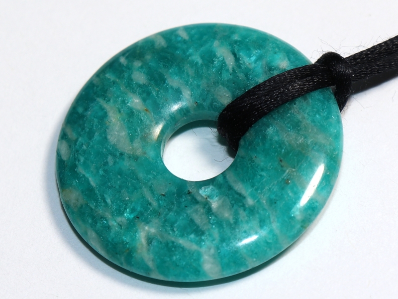 amazonite with cord
