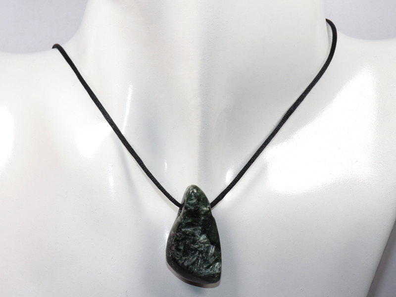 seraphinite with cord or silver 925