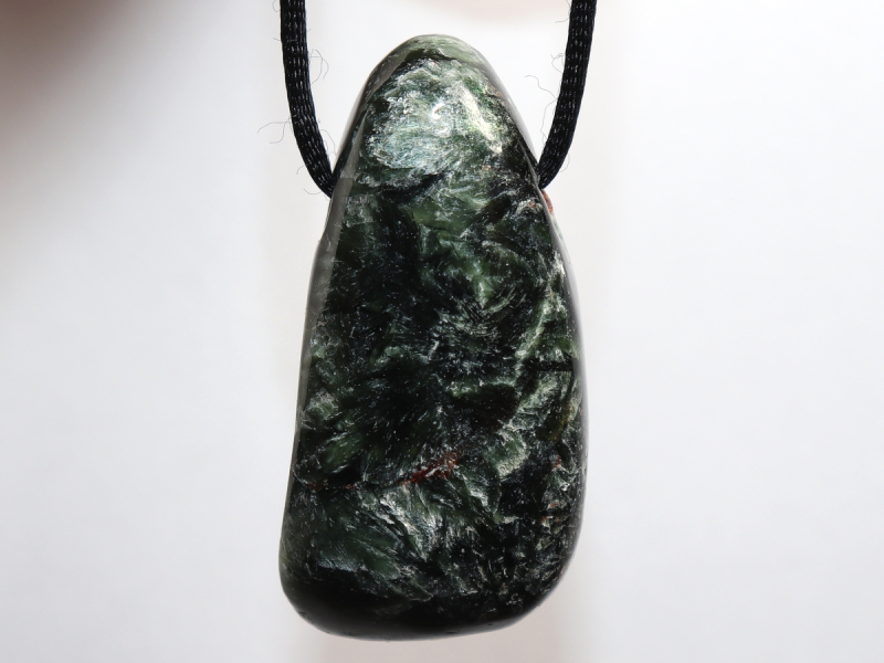 seraphinite with cord or silver 925