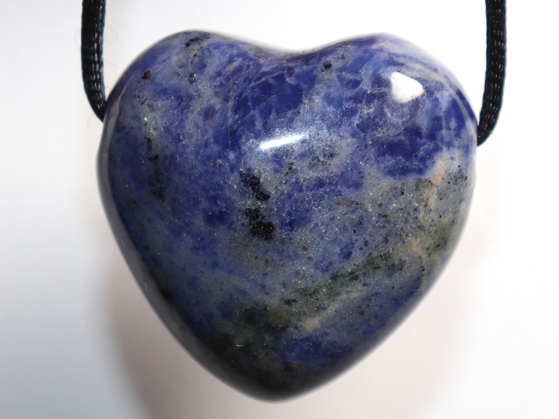 Sodalith mit Band oder Silber 925
