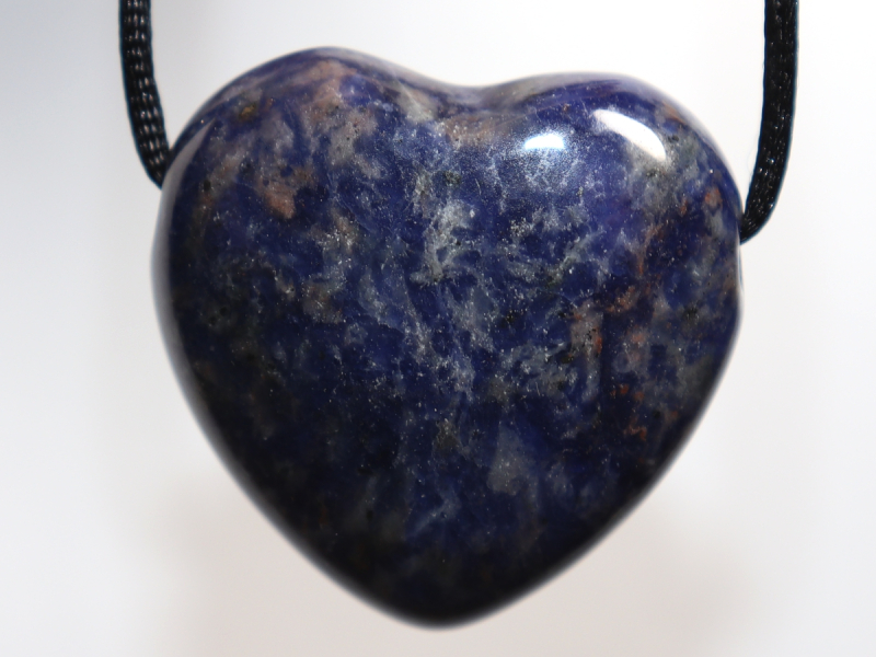 Sodalith mit Band oder Silber 925
