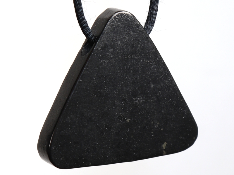 shungite with cord or silver 925