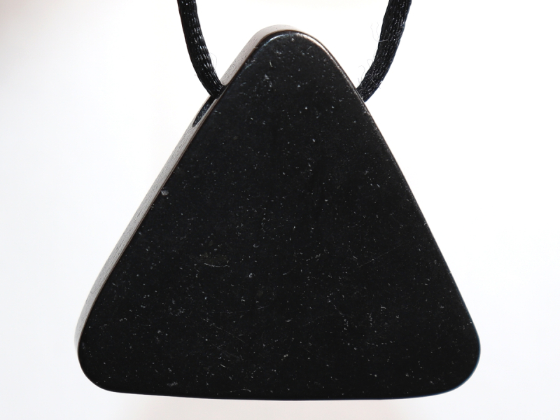 shungite with cord or silver 925