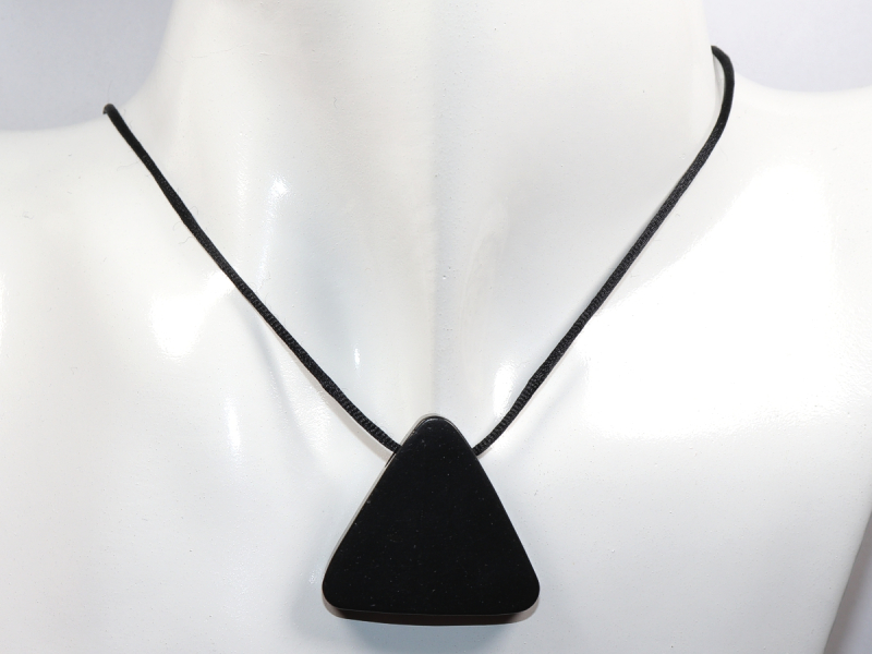 shungite with cord or silver 925