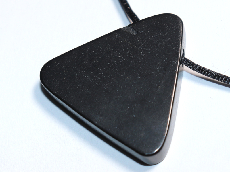 shungite with cord or silver 925