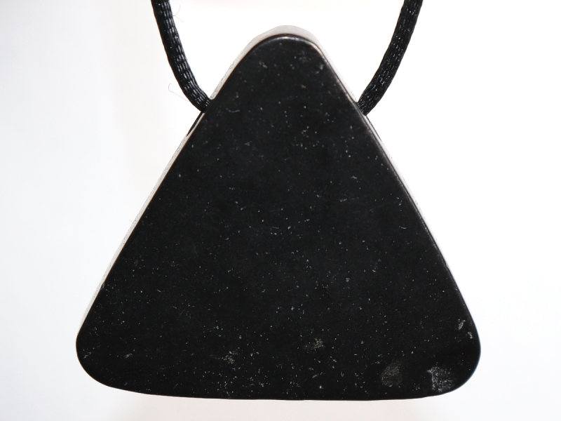 shungite with cord or silver 925