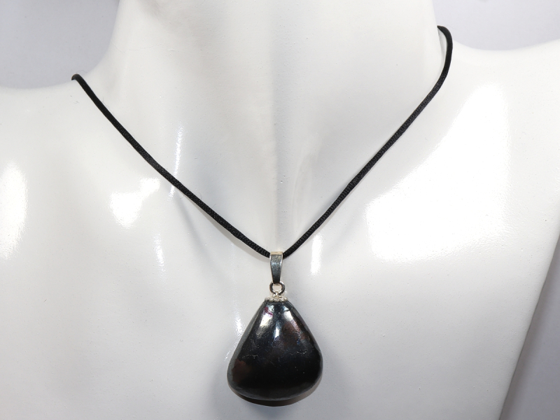 chalcopyrite with cord or silver 925