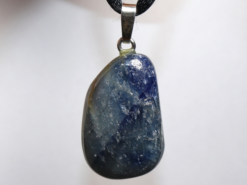 sapphire with cord or silver 925