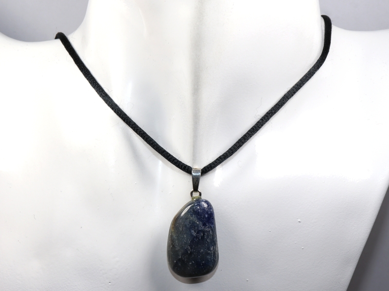 sapphire with cord or silver 925