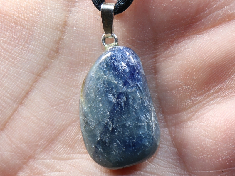 sapphire with cord or silver 925