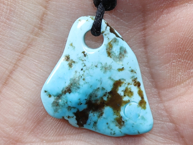 turquoise with cord