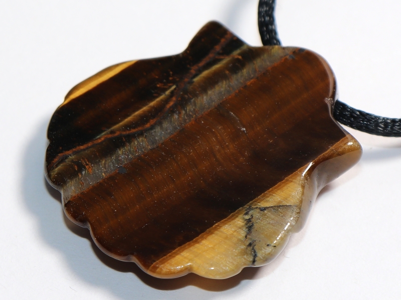 Tigerauge mit Band oder Silber 925