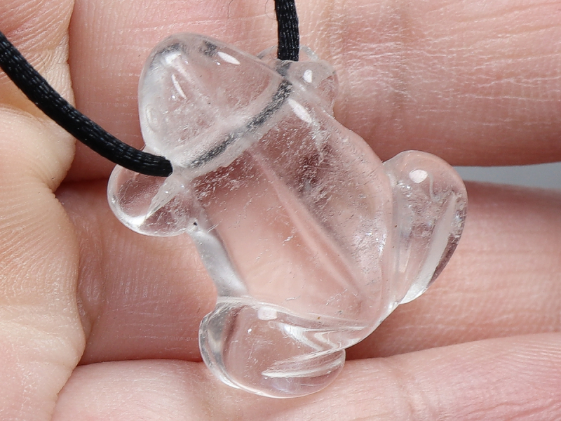 Bergkristall mit Band oder Silber 925