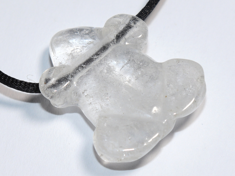 Bergkristall mit Band oder Silber 925