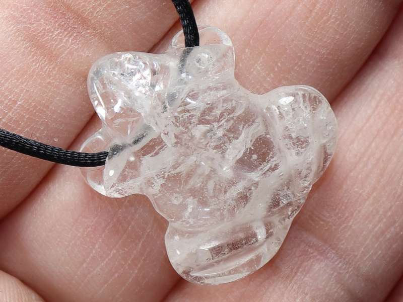 Bergkristall mit Band oder Silber 925