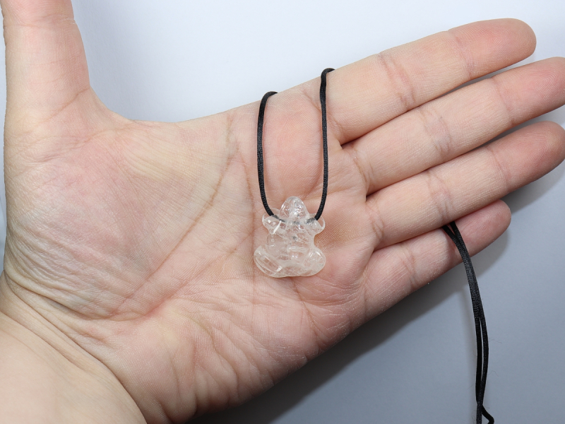 Bergkristall mit Band oder Silber 925
