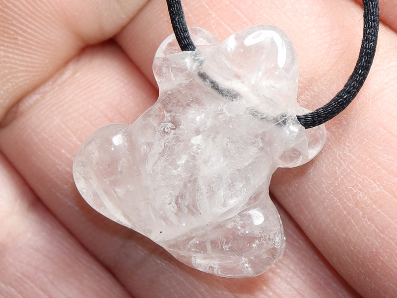 Bergkristall mit Band oder Silber 925