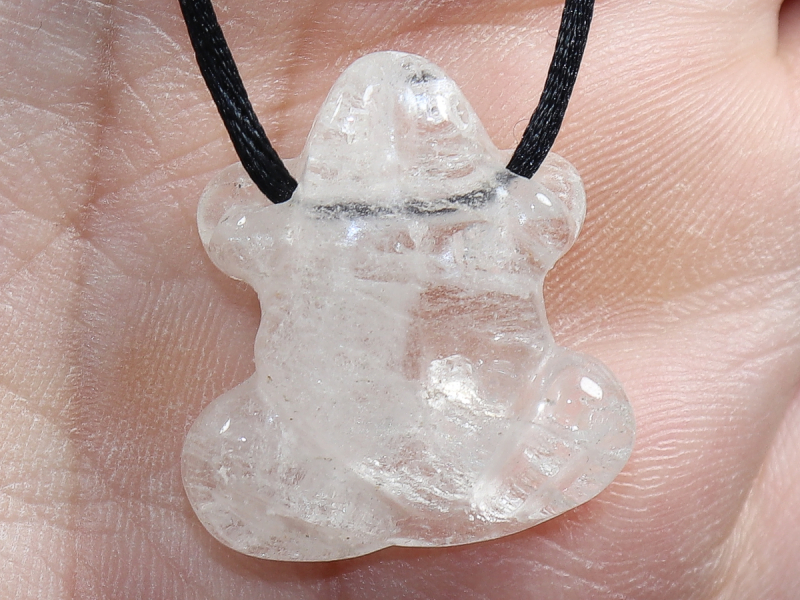 Bergkristall mit Band oder Silber 925