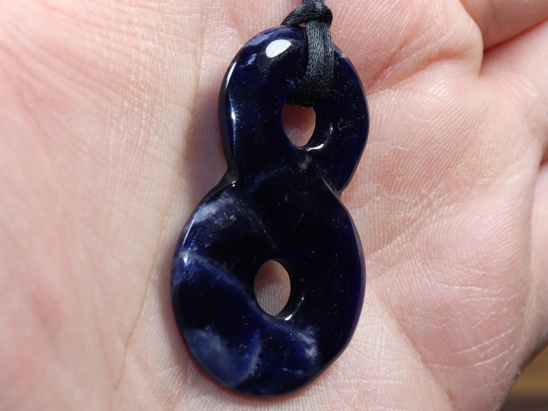 sodalite with cord