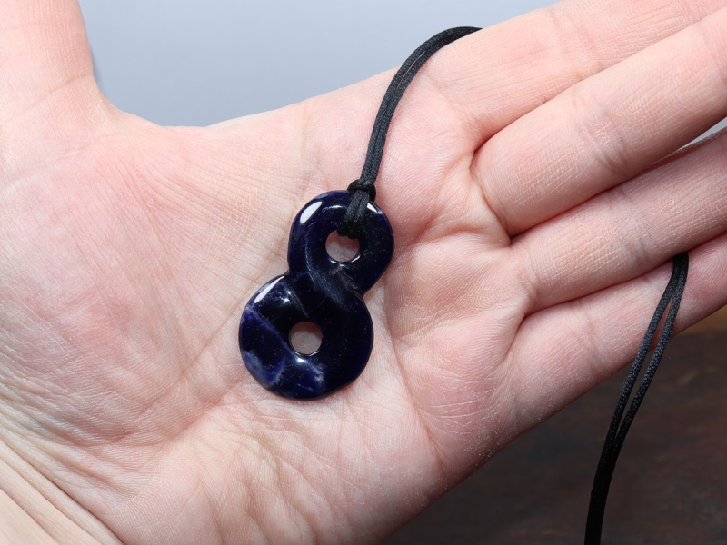 sodalite with cord