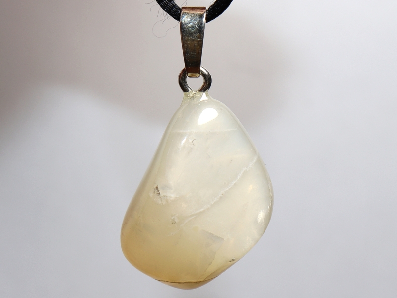 moonstone with cord or silver 925