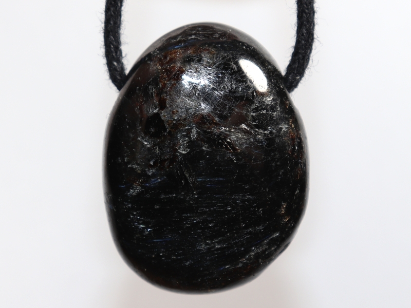 anthophyllite with cord or silver 925