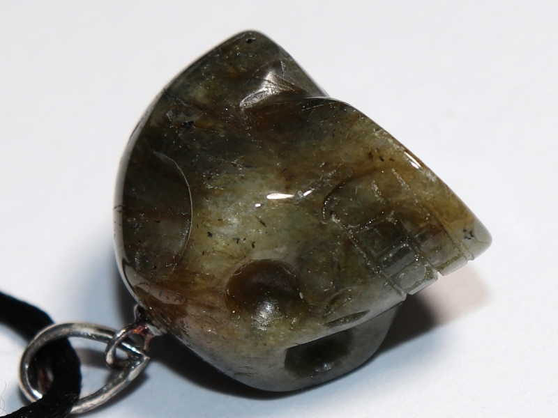 labradorite with cord or silver 925