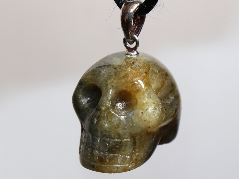 labradorite with cord or silver 925