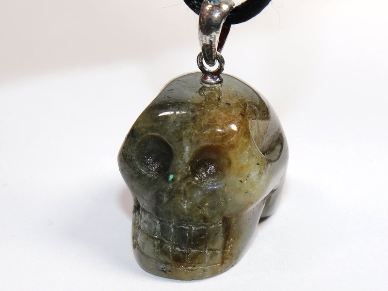labradorite with cord or silver 925